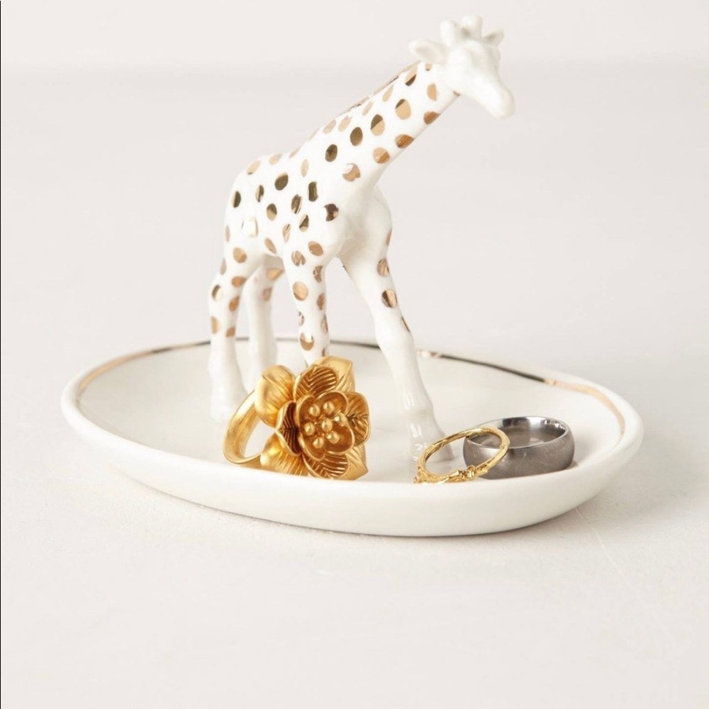 Anthropologie Giraffe Ring Jewelry Dish Holder 🦒